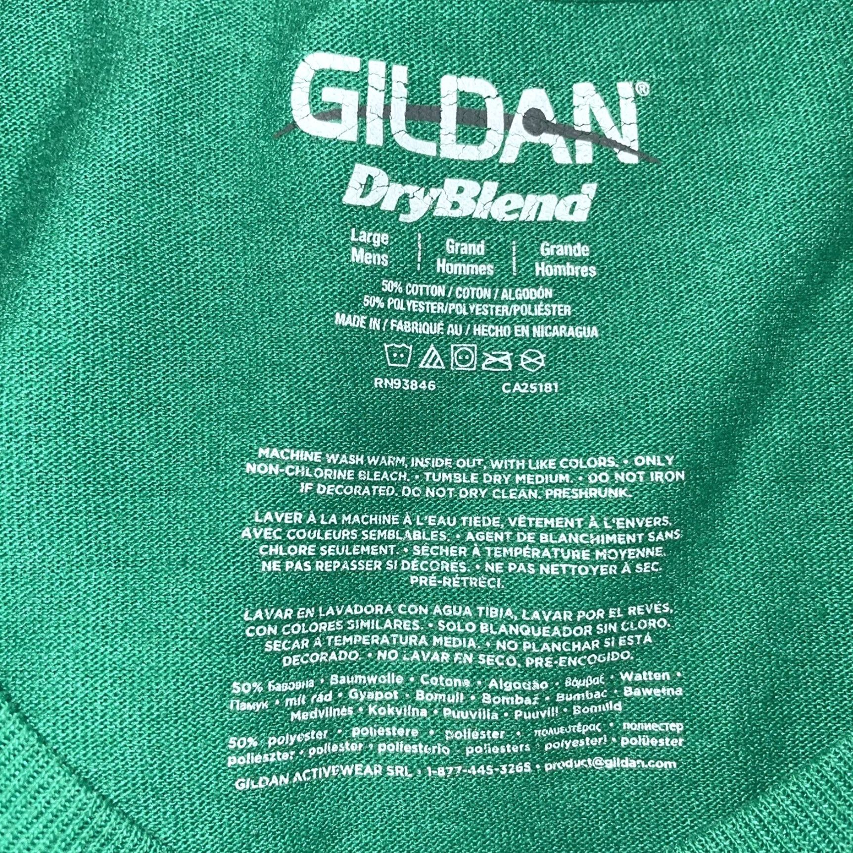 Vintage Saint Patrick's Day Parade Green Irish Mens L Fireball Whisky T Shirt 2014 Size US L / EU 52-54 / 3 - 7 Thumbnail