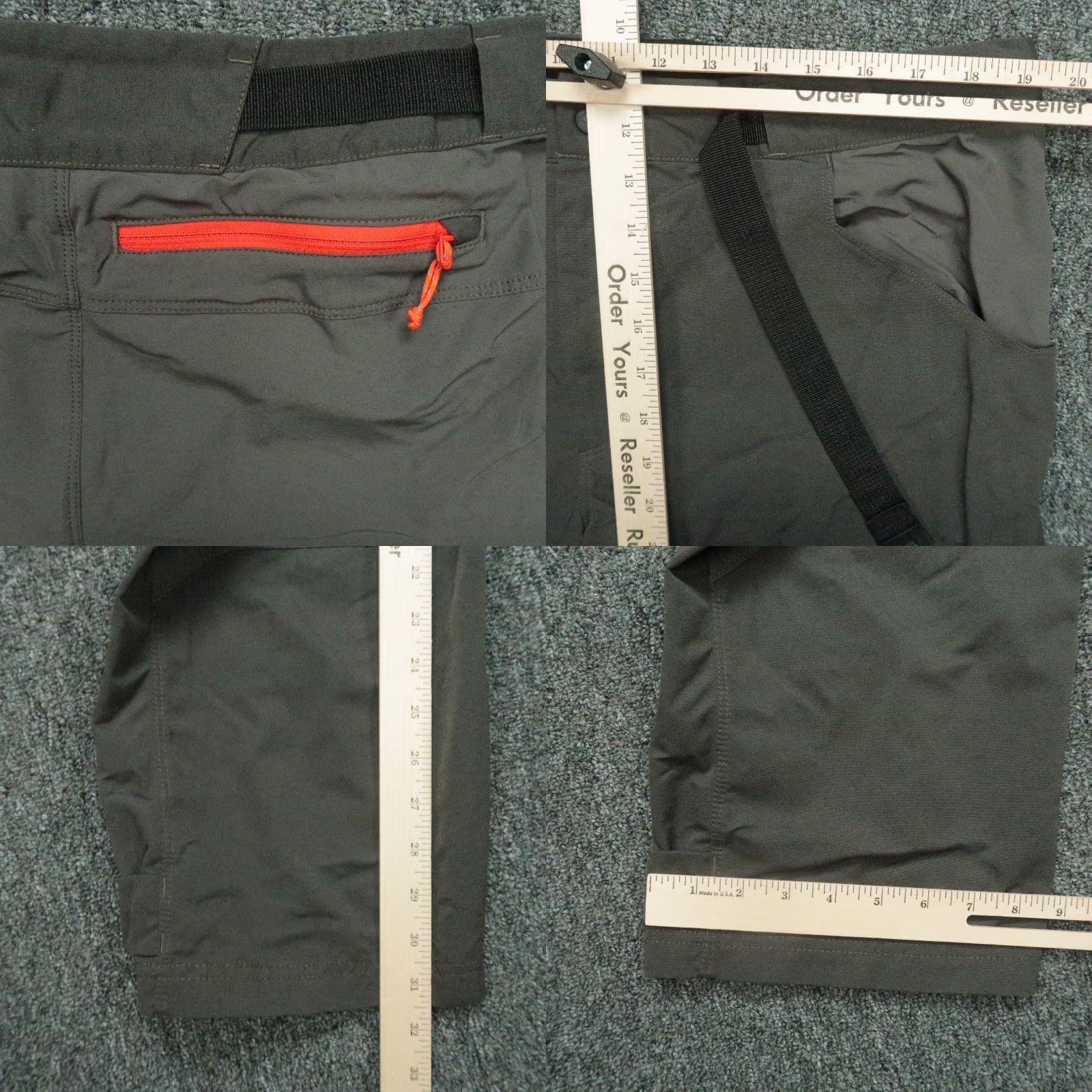 Berghaus Berghaus Pants Men 40x32 Gray Vapour Light Belted Zip Pockets Hiking Size US 40 / EU 56 - 8 Thumbnail