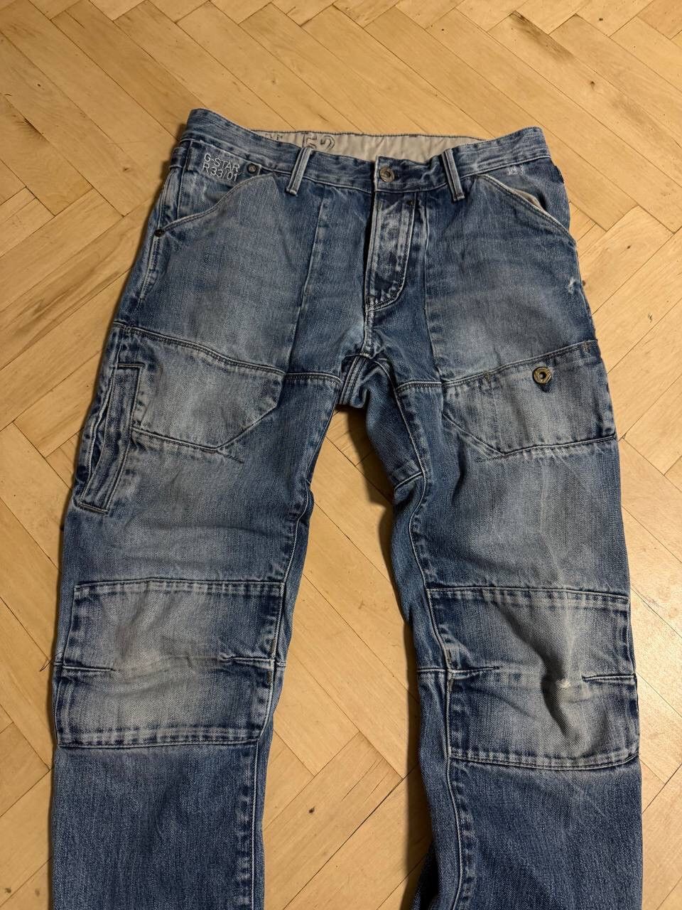 G-Star Vintage G-star Denim Cargo Y2K Avant Garde Jeans Size US 32 / EU 48 - 5 Thumbnail