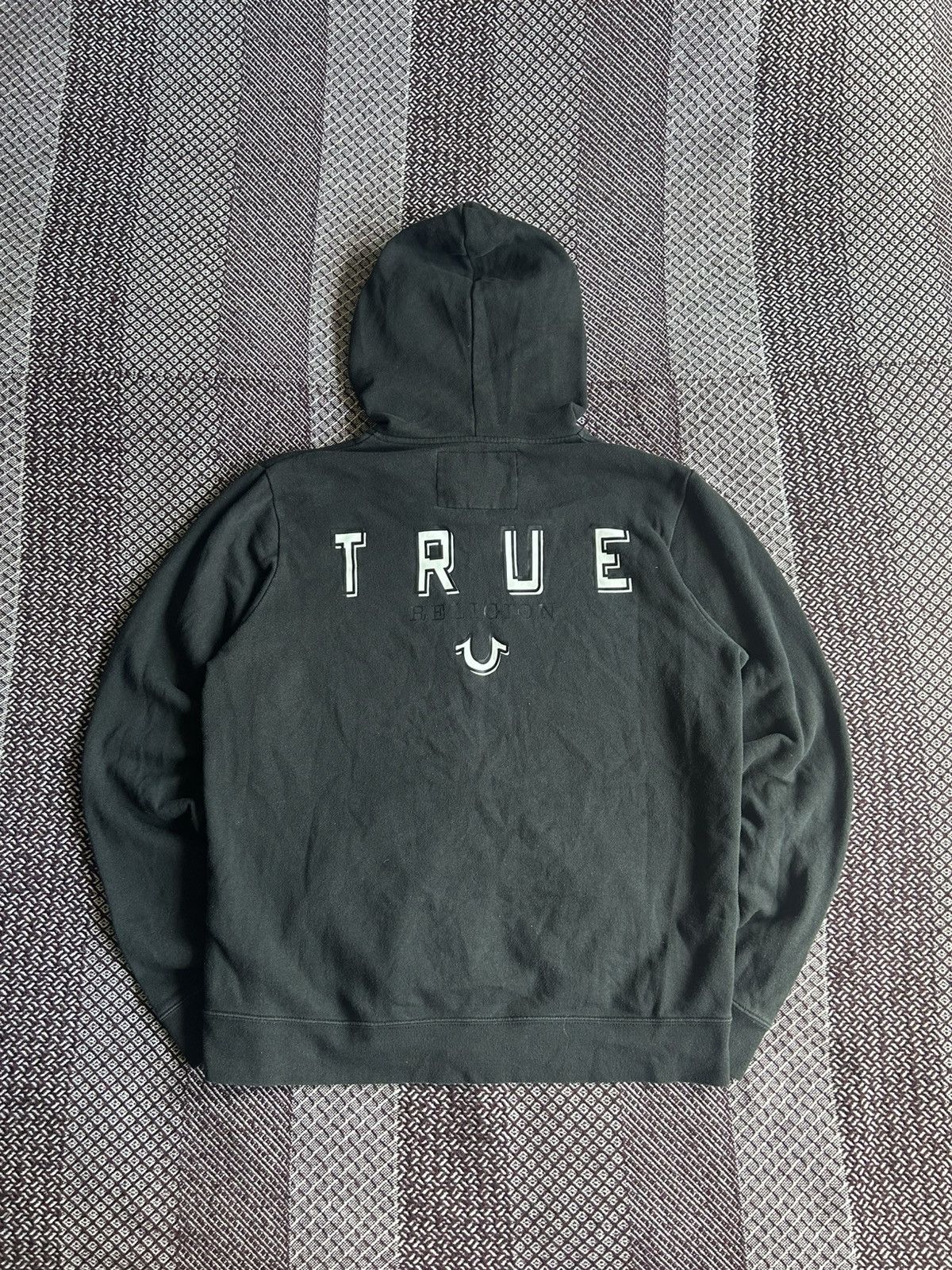 True Religion True Religion Classic Logo Zip Up Hoodie Streetwear Style L Size US L / EU 52-54 / 3 - 1 Thumbnail
