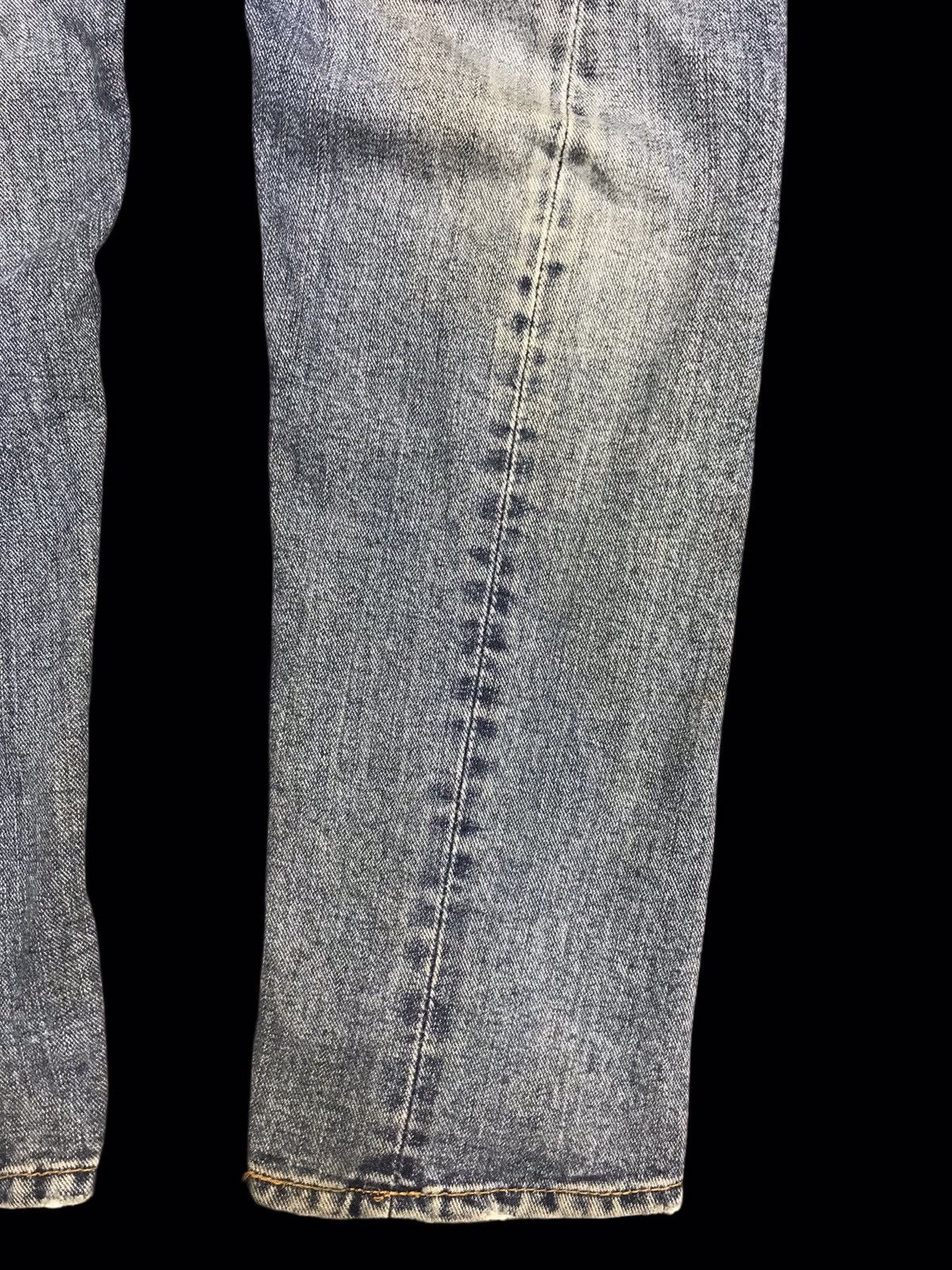 Japanese Brand 💥TWISTED LEG💥DOUBLE NAME PIRATE EMBROIDERY TWIST DENIM F410 Size US 31 - 6 Thumbnail