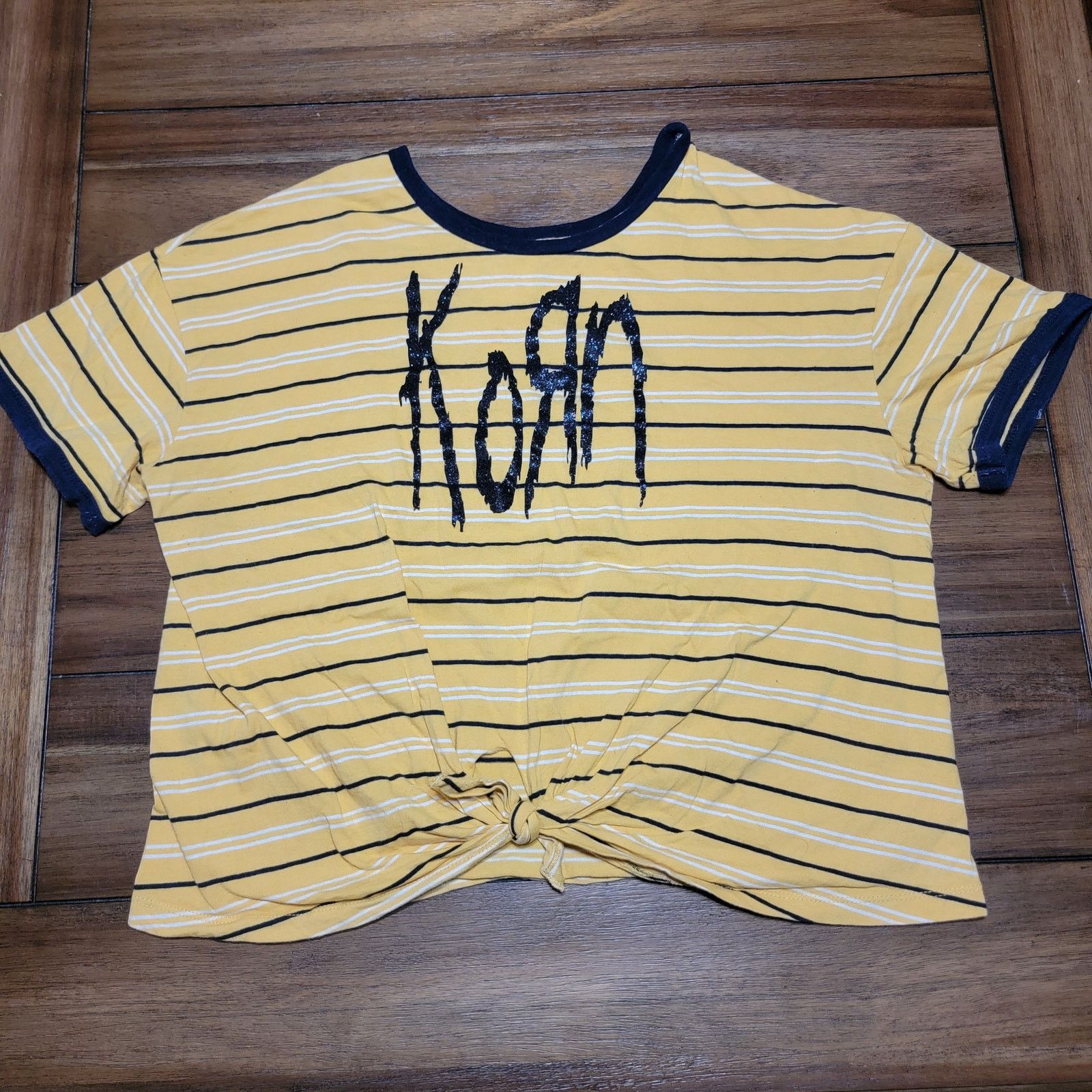 Other No Boundaries Junior Crop Tee "KORN" - Size Junior XL(15/17) Size XL / US 12-14 / IT 48-50 - 1 Thumbnail