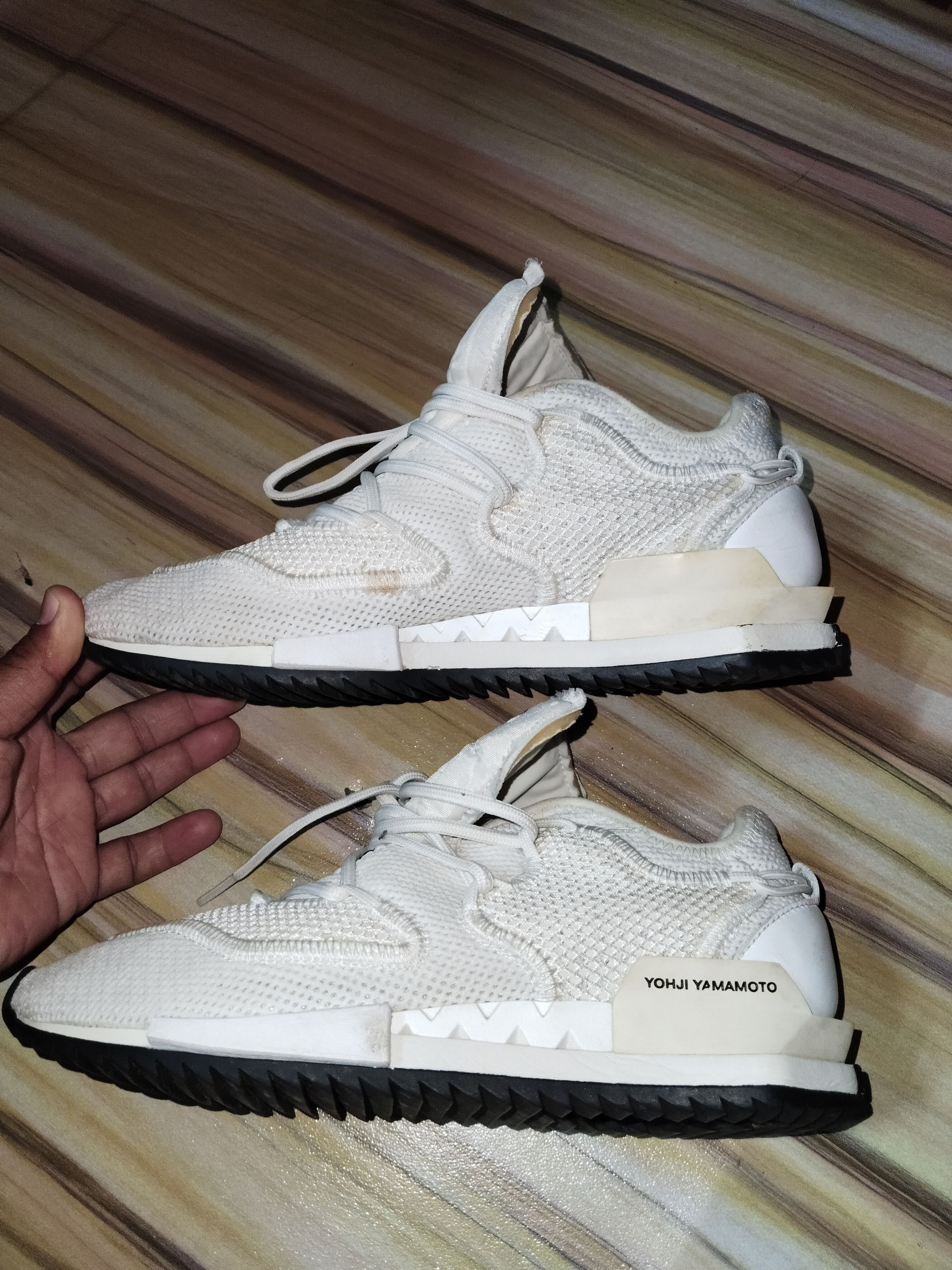 Yohji Yamamoto ADIDAS Y3 HARIGANE II White Size US 7.5 / EU 40-41 - 5 Thumbnail