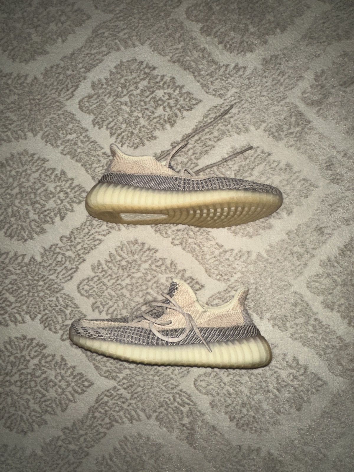 image of Adidas x Yeezy Season Yeezy Boost 350 V2 “Ash Pearl” Shoes in Pink, Men's (Size 11)