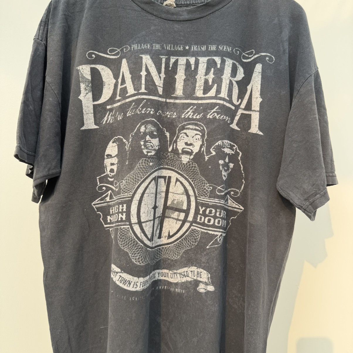 Band Tees Pantera - trashed distressed faded Size US XL / EU 56 / 4 - 2 Thumbnail