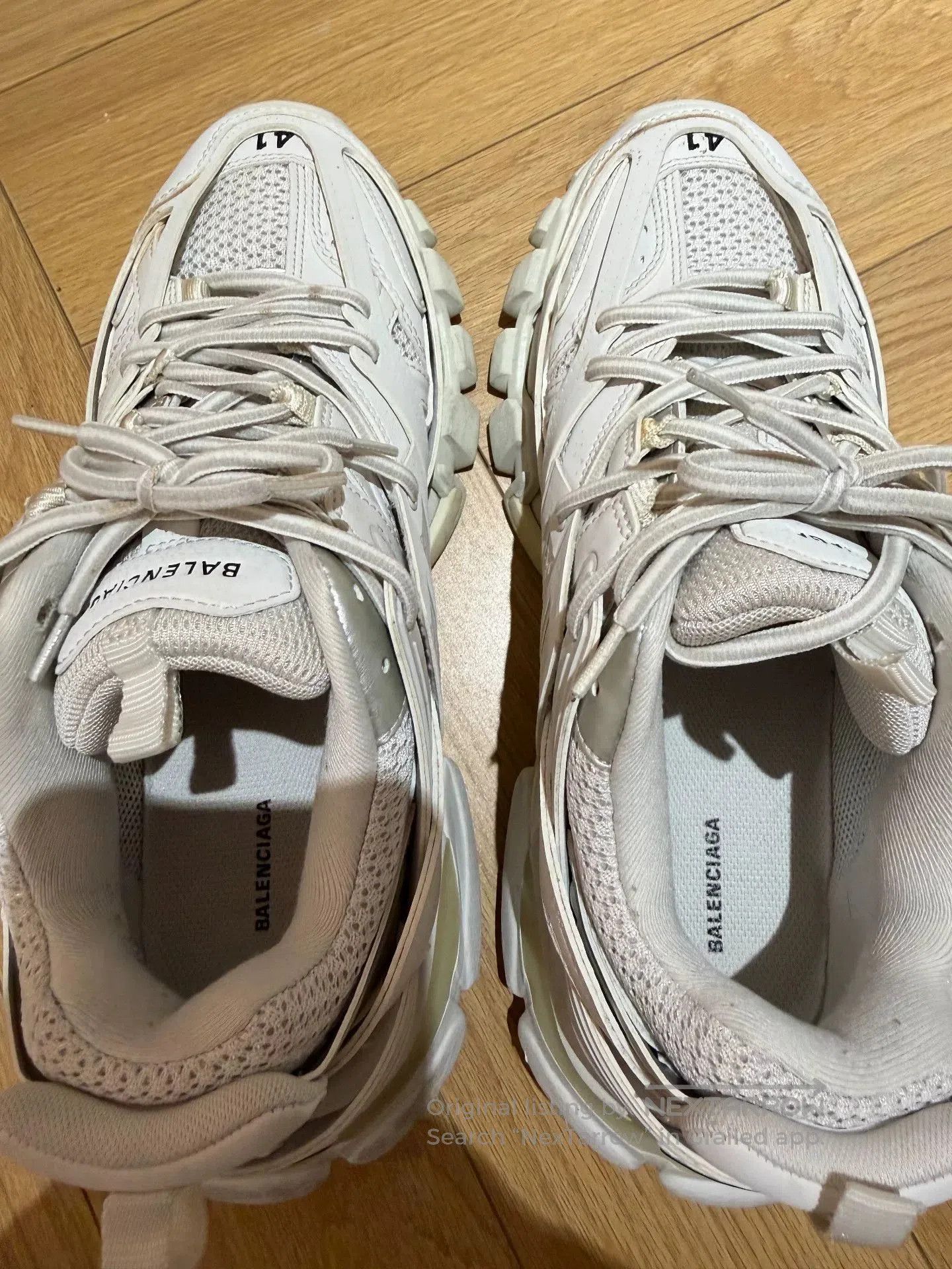 Balenciaga balenciaga track sneakers in pure white. Size US 10 / EU 43 - 4 Thumbnail