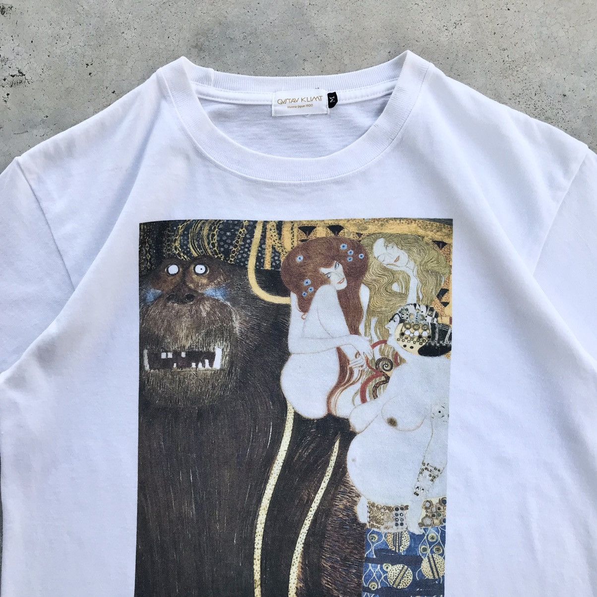 2000's Gustav Klimt VJ 1900 Beethoven Frieze T-Shirt, image size:1204x1204