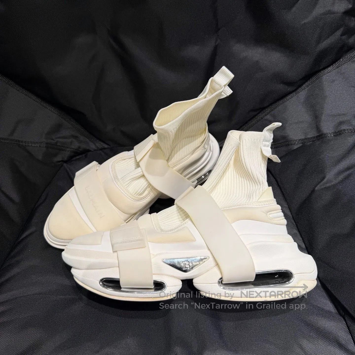Balmain Balmain White Mid-Calf Casual Shoes. Size US 11 / EU 44 - 2 Thumbnail