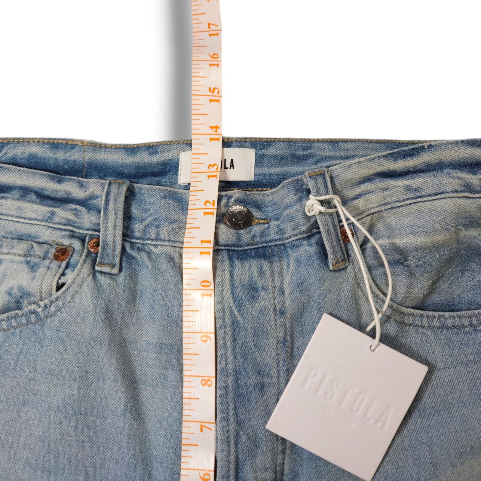 Pistola NWT Pistola Cassie High Waist Straight Leg Jeans Sz. 29x31 Size 29" - 11 Thumbnail