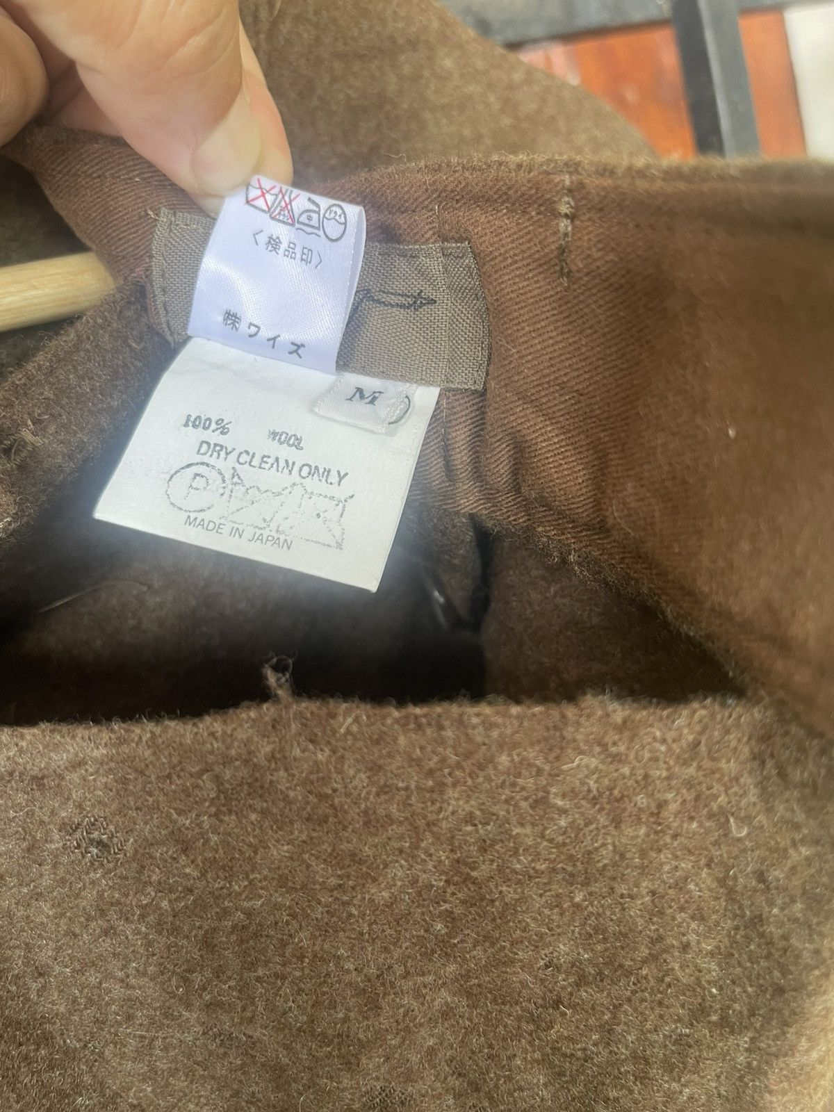 Y's × Yohji Yamamoto Very rare VINTAGE YOHJI YAMAMOTO WOOL MINI SKIRT Size 31" - 7 Thumbnail