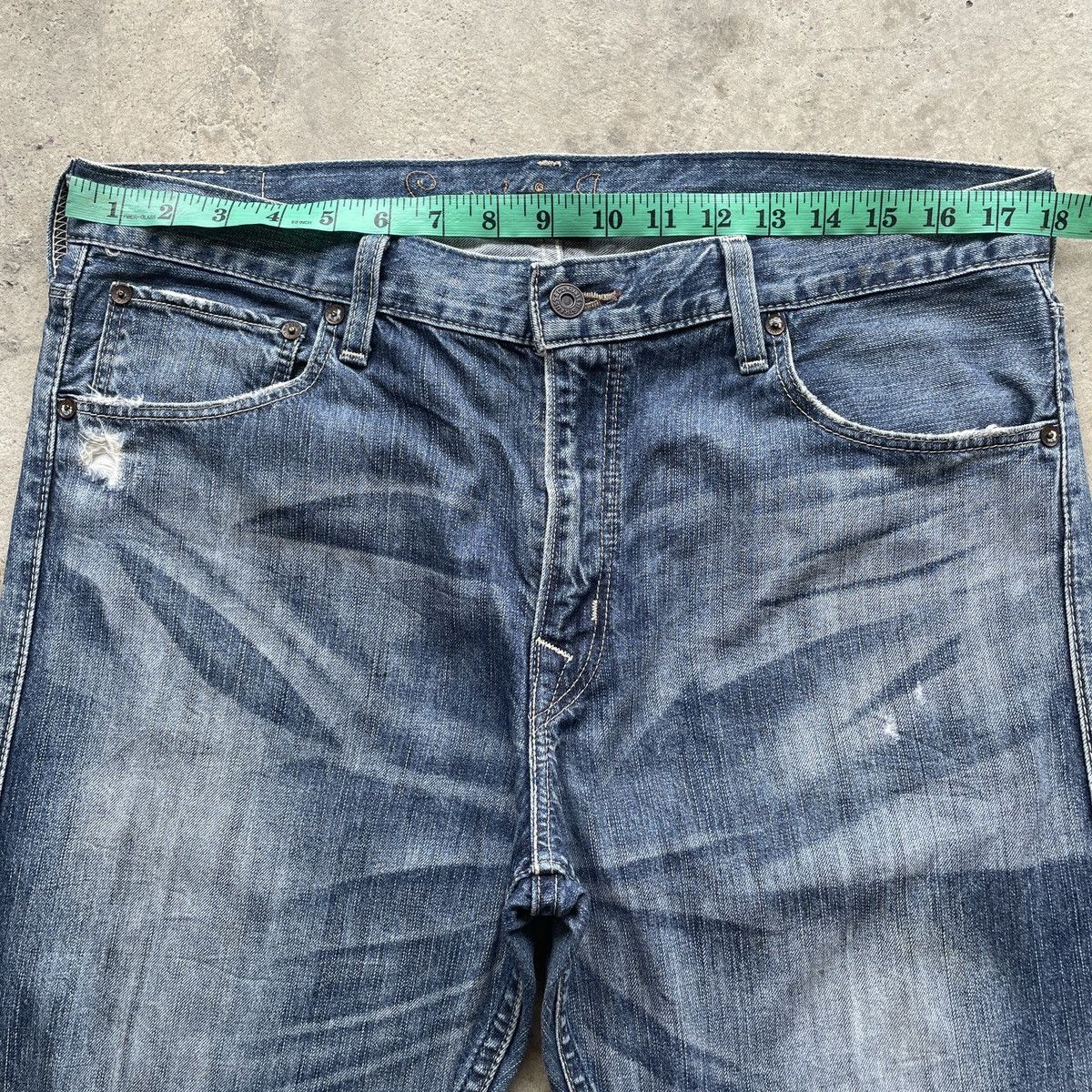 Levi's Vintage Levi’s 202 Faded Buckle Denim Distressed Jeans Pants Size US 36 / EU 52 - 6 Thumbnail