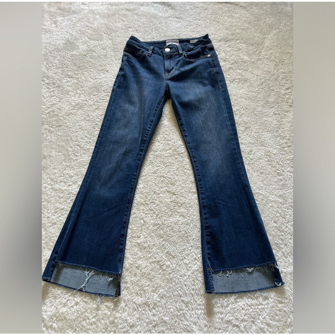 Frame FRAME Le Crop Mini Boot Dark Blue Jean Size 26 Size 26" / US 2 / IT 38 - 1 Thumbnail