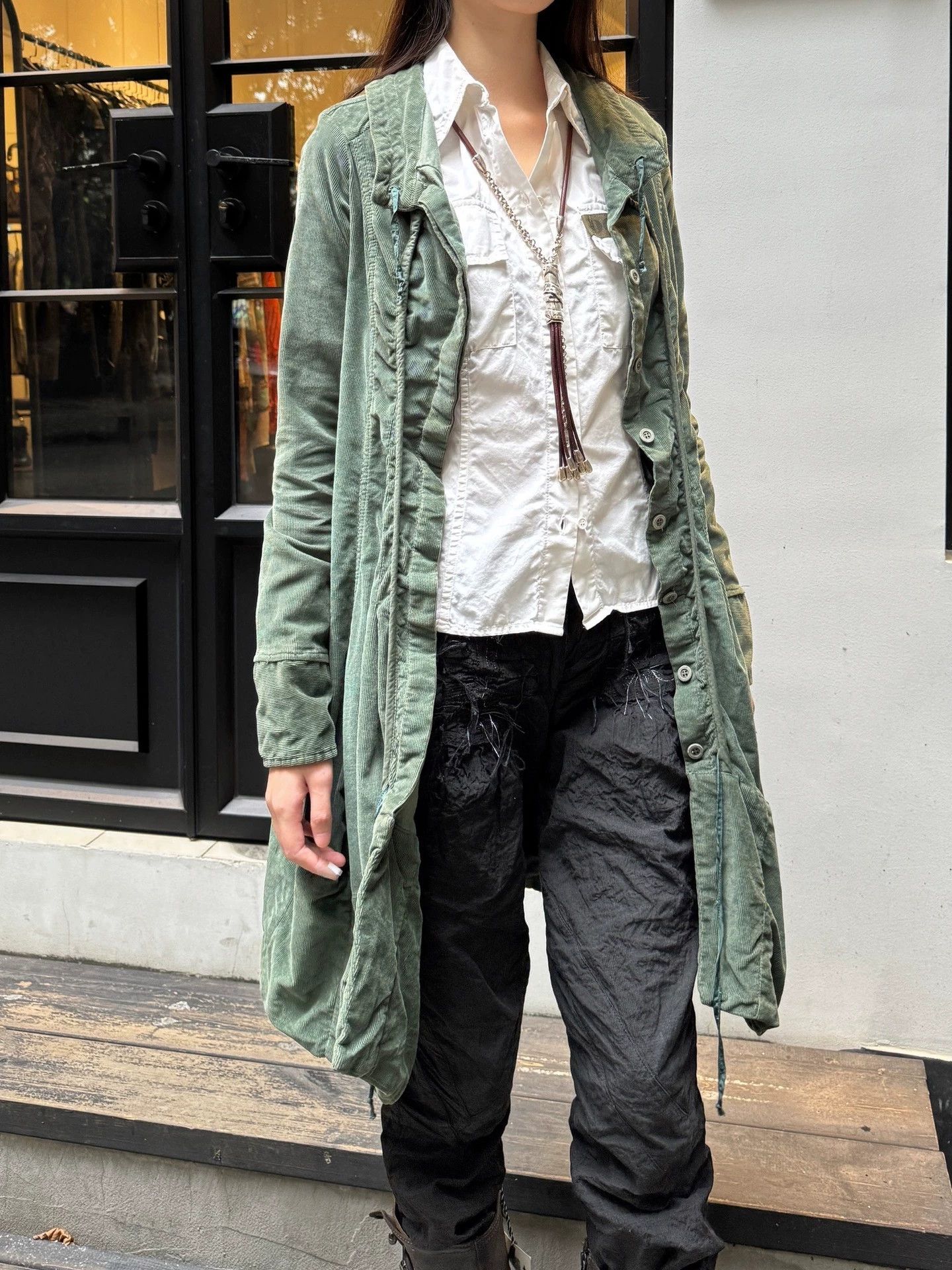 Vintage Italian Cord Adjustable Drawstring Puff Long Jkt Vintage S Size S / US 4 / IT 40 - 9 Thumbnail