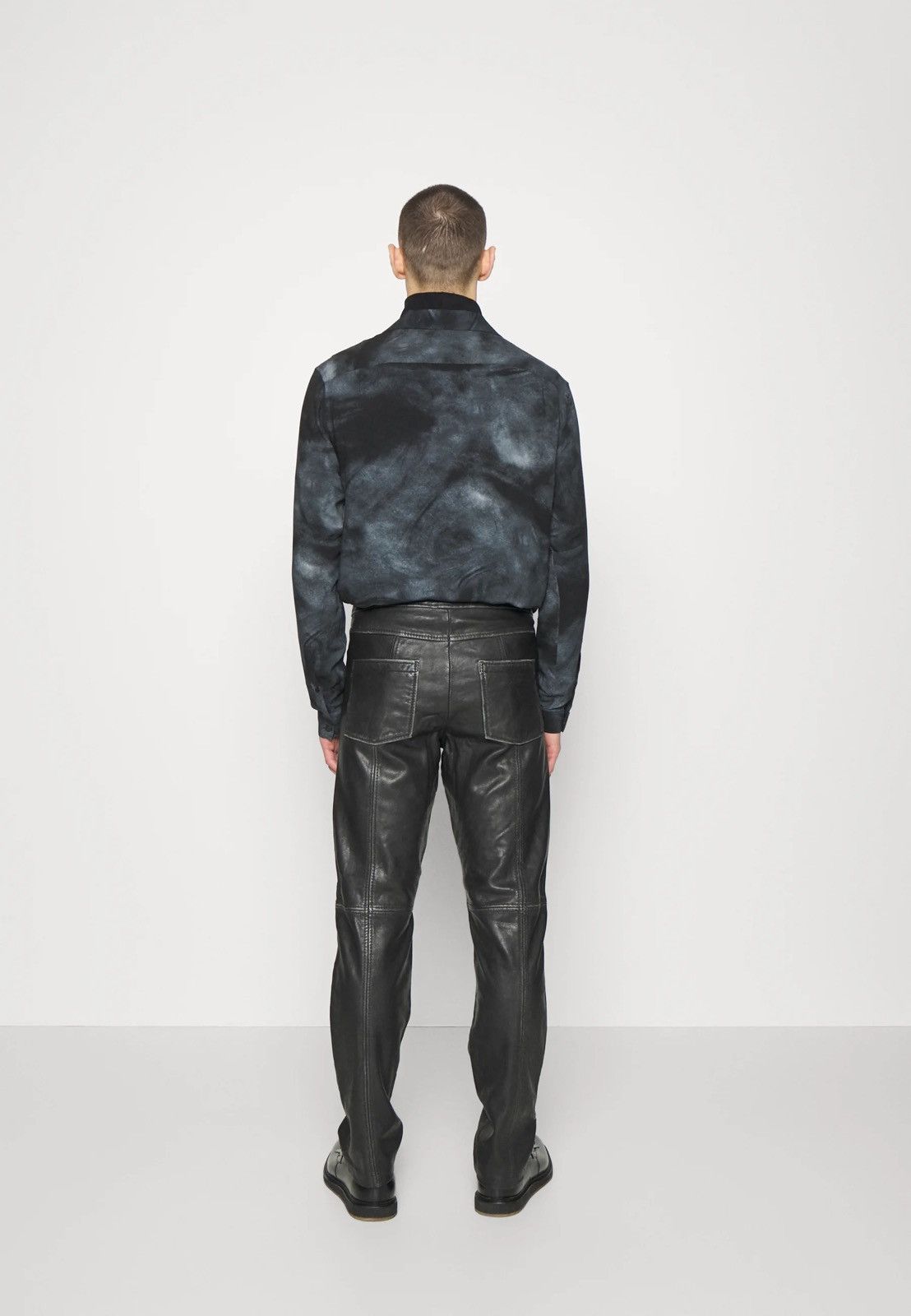 Han Kjobenhavn SS23 !DSWT! Han Kjobenhavn "HK" Knee Logo Leather Pants Size US 32 / EU 48 - 8 Thumbnail