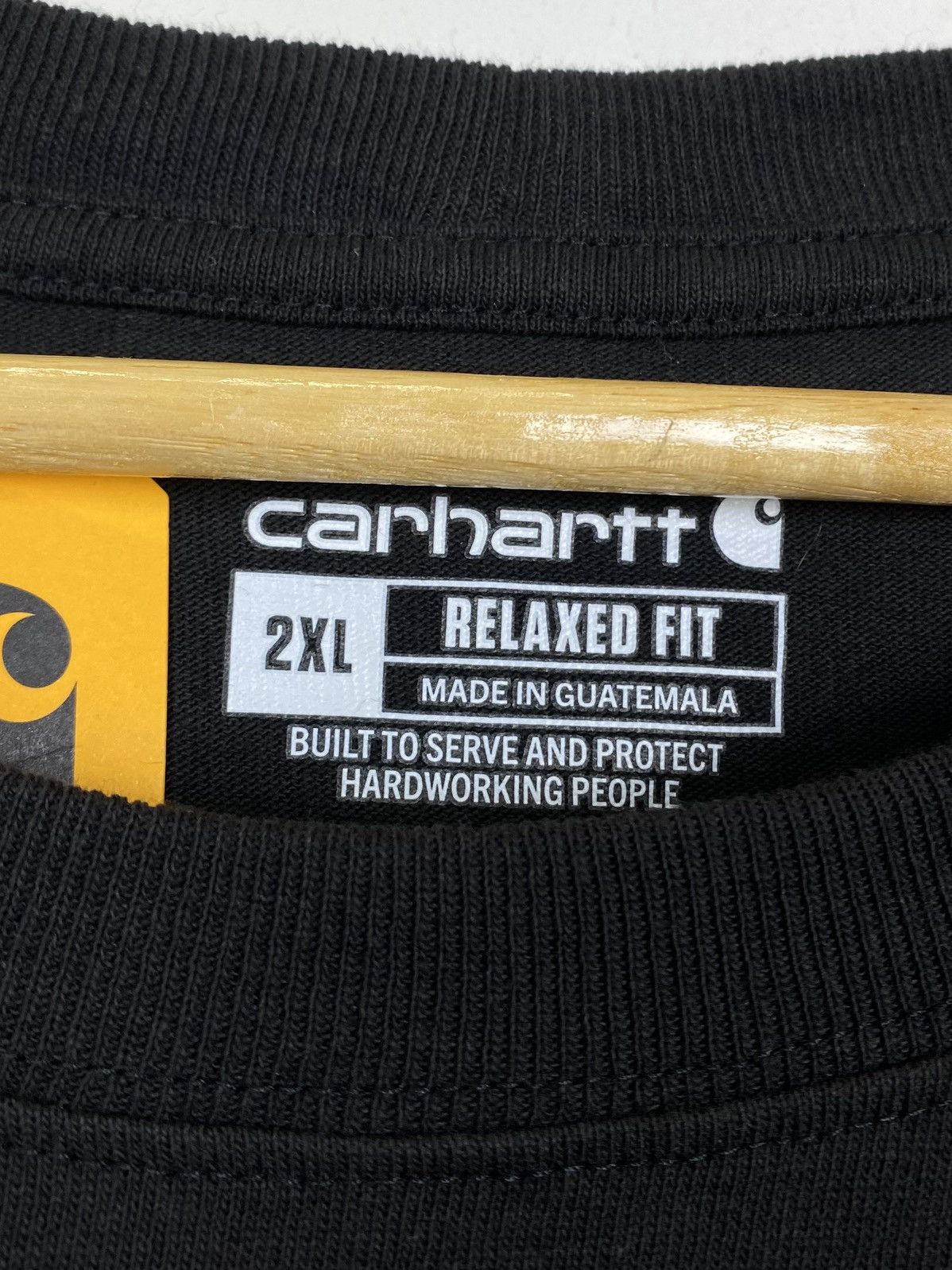 Carhartt NWT Carhartt Relax Fit Heavyweight Long-Sleeve T-Shirt Black Size US XXL / EU 58 / 5 - 5 Thumbnail