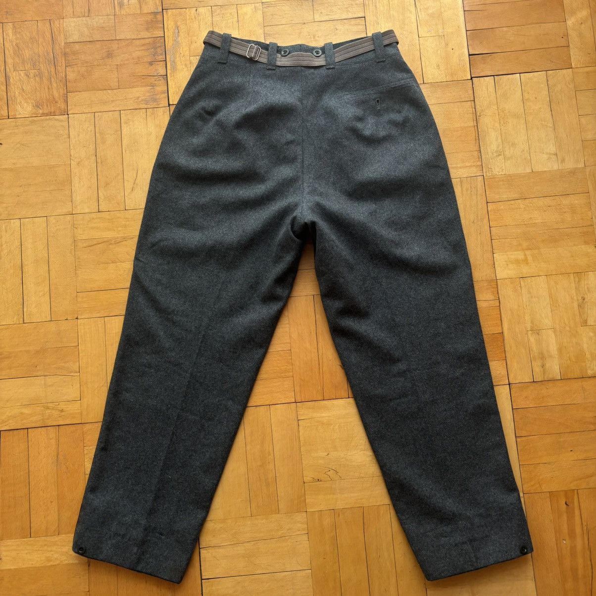 Vintage Vintage 1963 Swiss Army Wool Military Pants Dead Stock Size US 32 / EU 48 - 3 Thumbnail