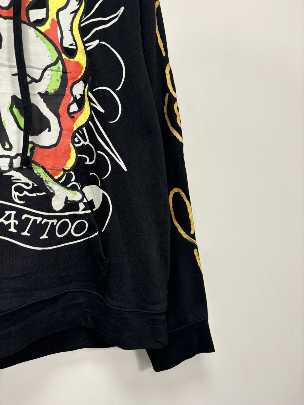 Ed Hardy Vintage Ed Hardy Skull Tattoo Y2K NEW Hype Black Hoodie Size US XL / EU 56 / 4 - 7 Thumbnail