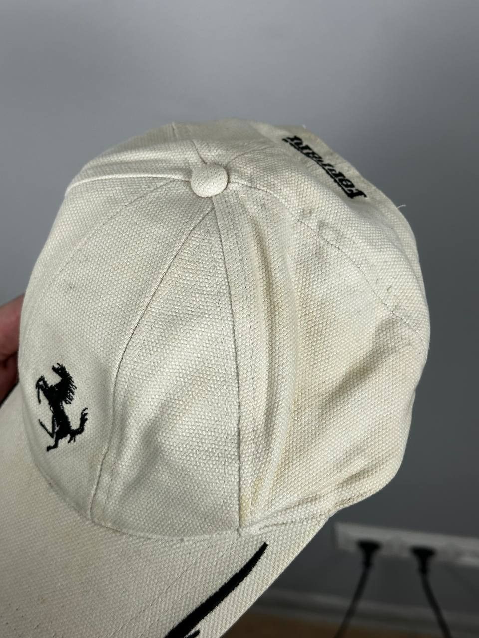 Ferrari Vintage Ferarri Embroidery F-1 Racing Cap Os Size ONE SIZE - 8 Thumbnail