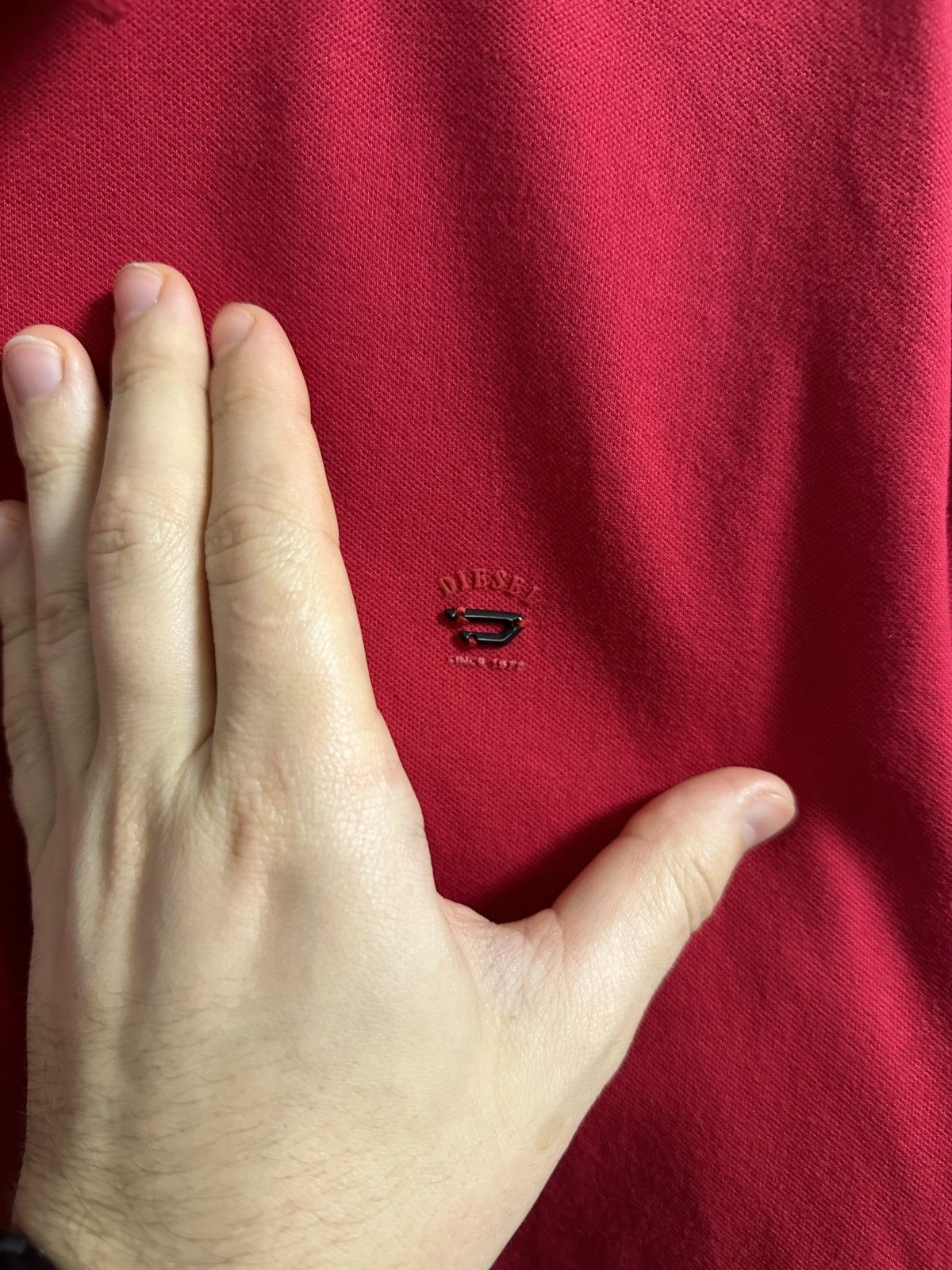 Diesel Rare Vintage Luxury Polo Diesel Industries Small Logo. Size US XL / EU 56 / 4 - 3 Thumbnail