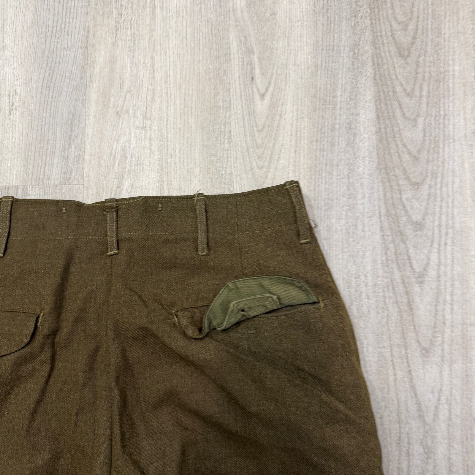 Vintage Vintage US Arm Korean War Wool Uniform Pants Men's 29x27 Size US 29 - 9 Thumbnail