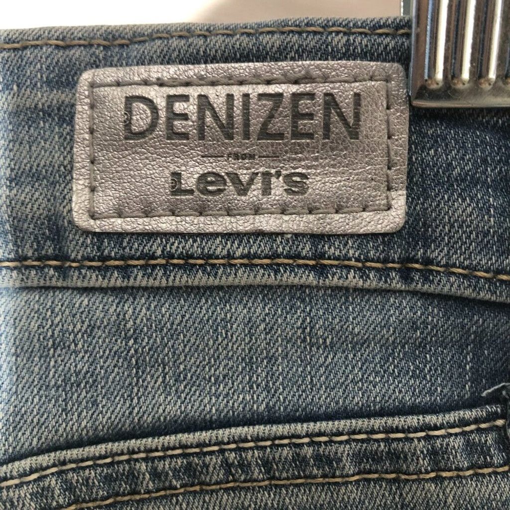 Vintage light blue retro style stretchy skinny jeans cotton Sz 28 Size 28" / US 6 / IT 42 - 6 Thumbnail