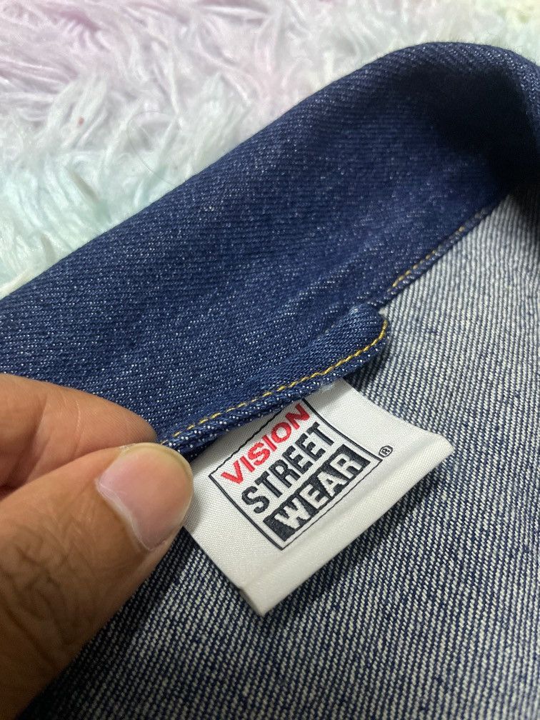 Vintage × Vision Streetwear Vision Streetware Denim Jacket Size US L / EU 52-54 / 3 - 13 Thumbnail