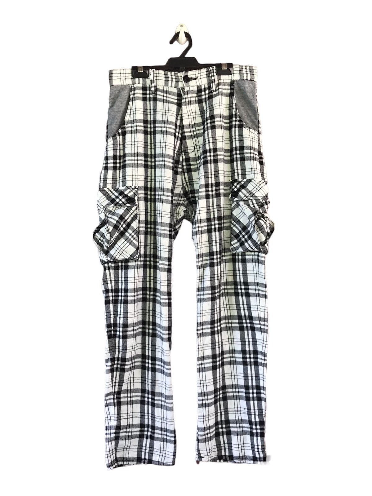 Japanese Brand Dominate Handcrafted Jeans Stripes Multipockets Pants Size US 30 / EU 46 - 1 Thumbnail