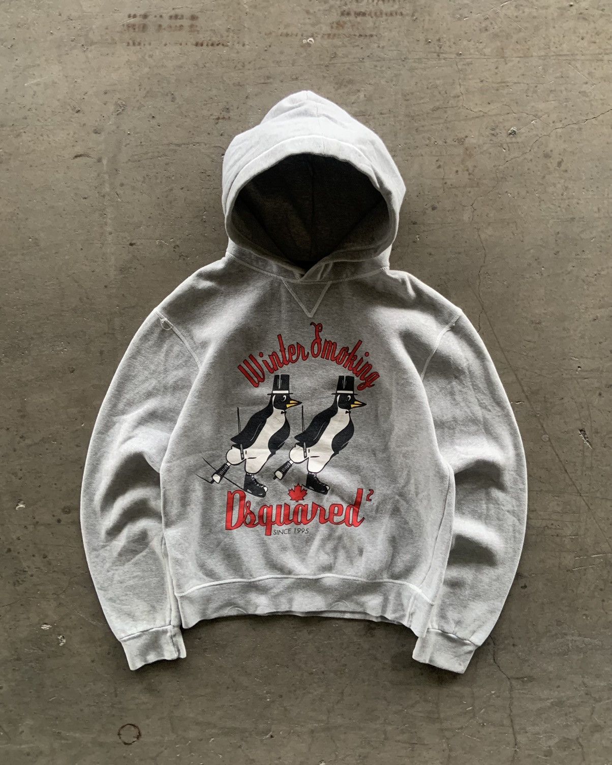 Japanese Brand × Vintage Dsquared2 Grey Hoodie Size US M / EU 48-50 / 2 - 1 Thumbnail