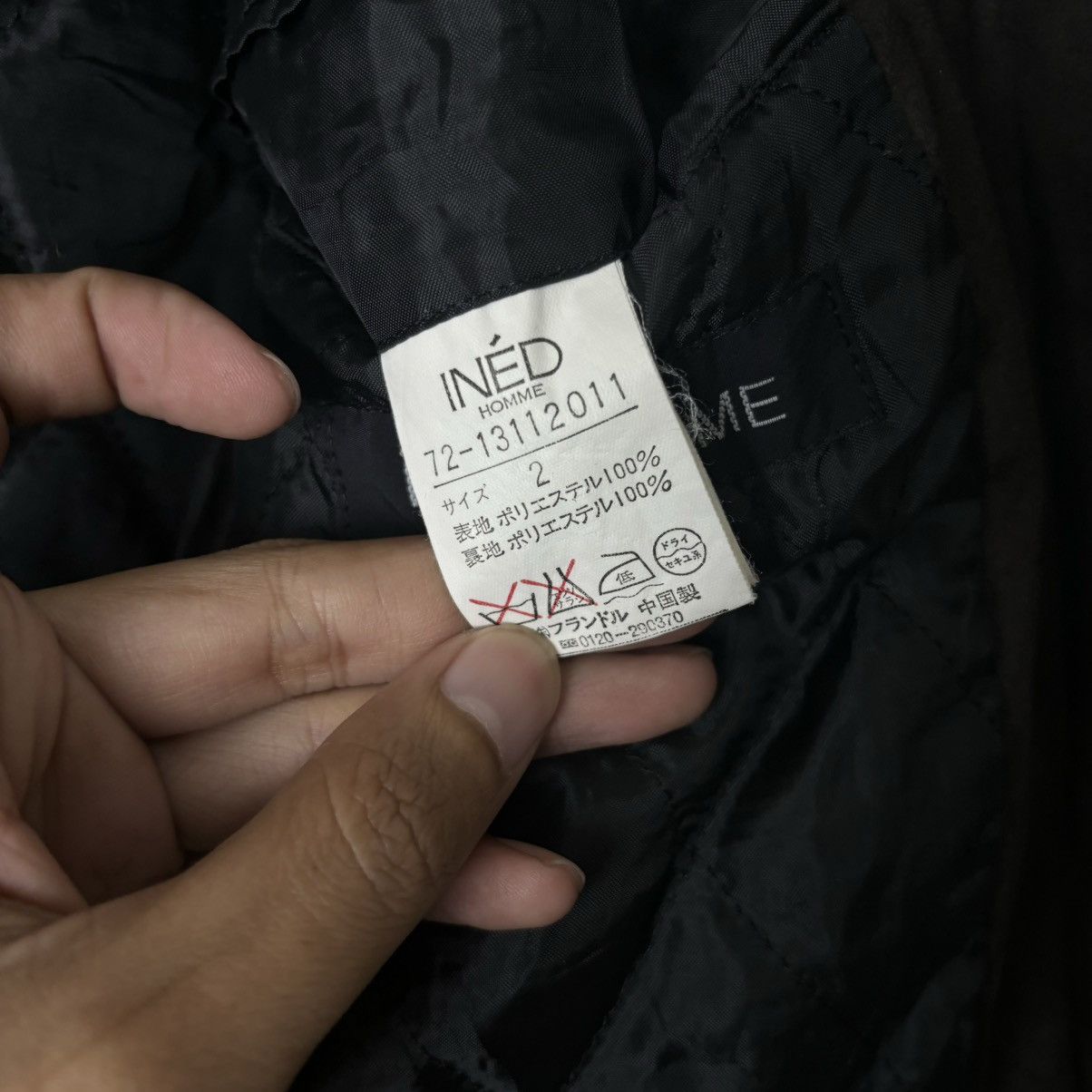 Japanese Brand × Vintage × Yohji Yamamoto INED HOMME YOHJI YAMAMOTO VELVET BLAZER Size US M / EU 48-50 / 2 - 9 Thumbnail