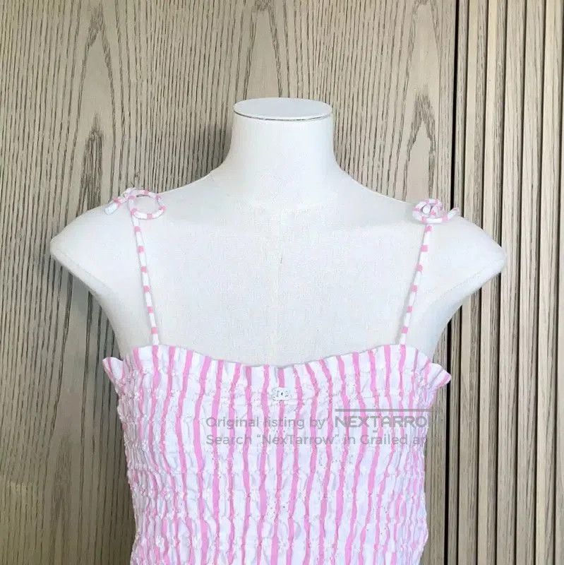 Chanel Chanel Pink Striped Sleeveless Summer Top . Size S / US 4 / IT 40 - 3 Thumbnail