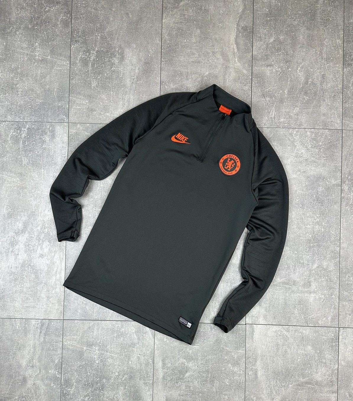 Nike Nike Chelsea Fc Silver 1/3 Zip Training Soccer Sweatshit Size US S / EU 44-46 / 1 - 1 Thumbnail