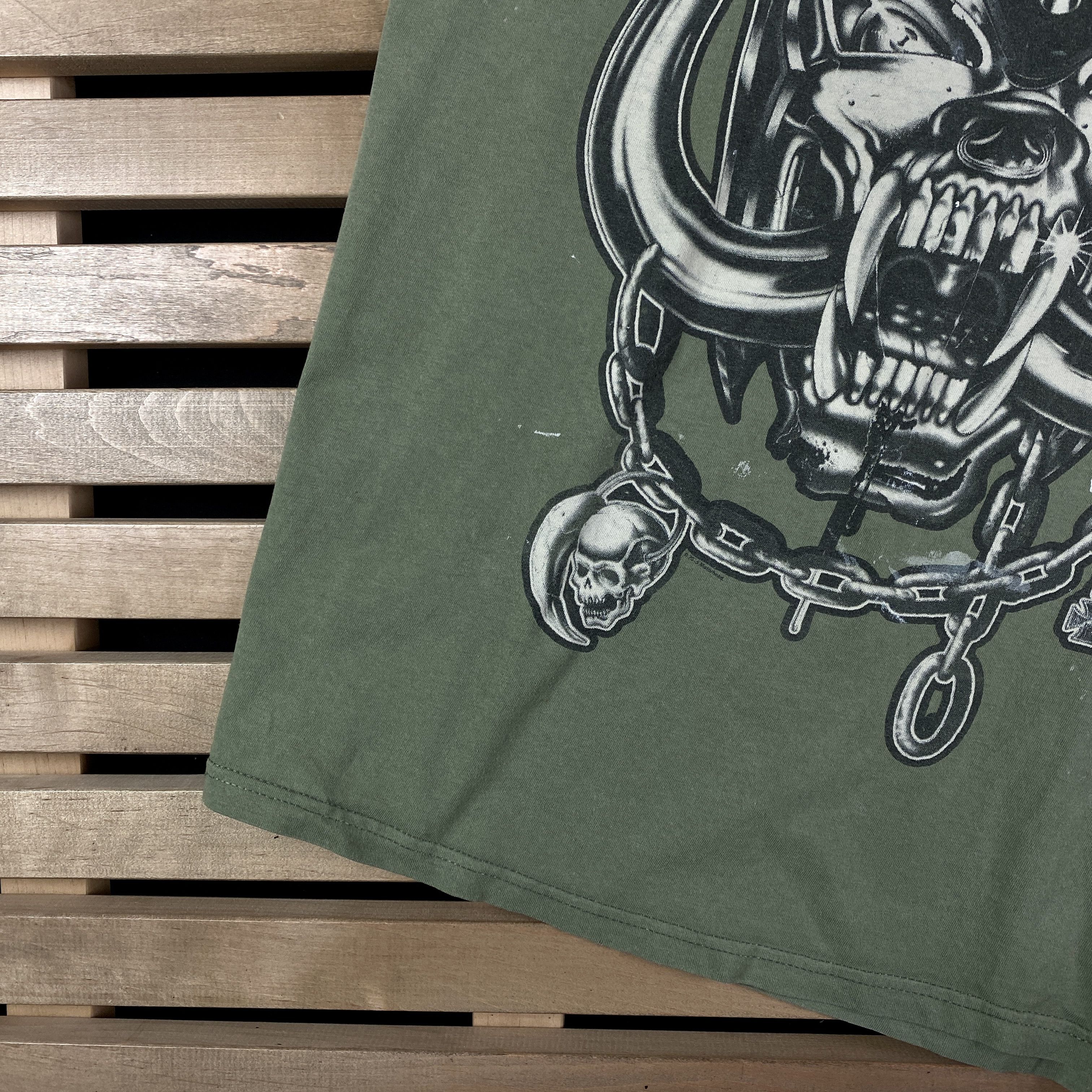 Band Tees × Vintage Men’s Rock T-Shirt Motorhead Vintage Size XXL Green Size US XXL / EU 58 / 5 - 3 Thumbnail