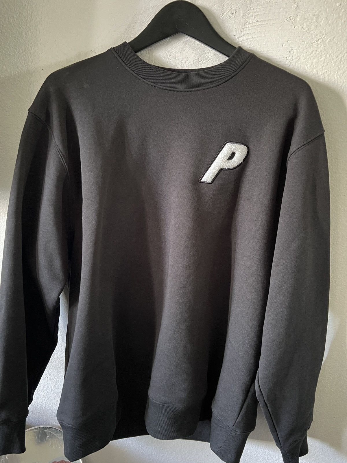 Palace PALACE FLEECE TRI-FERG CREW BLACK | Grailed