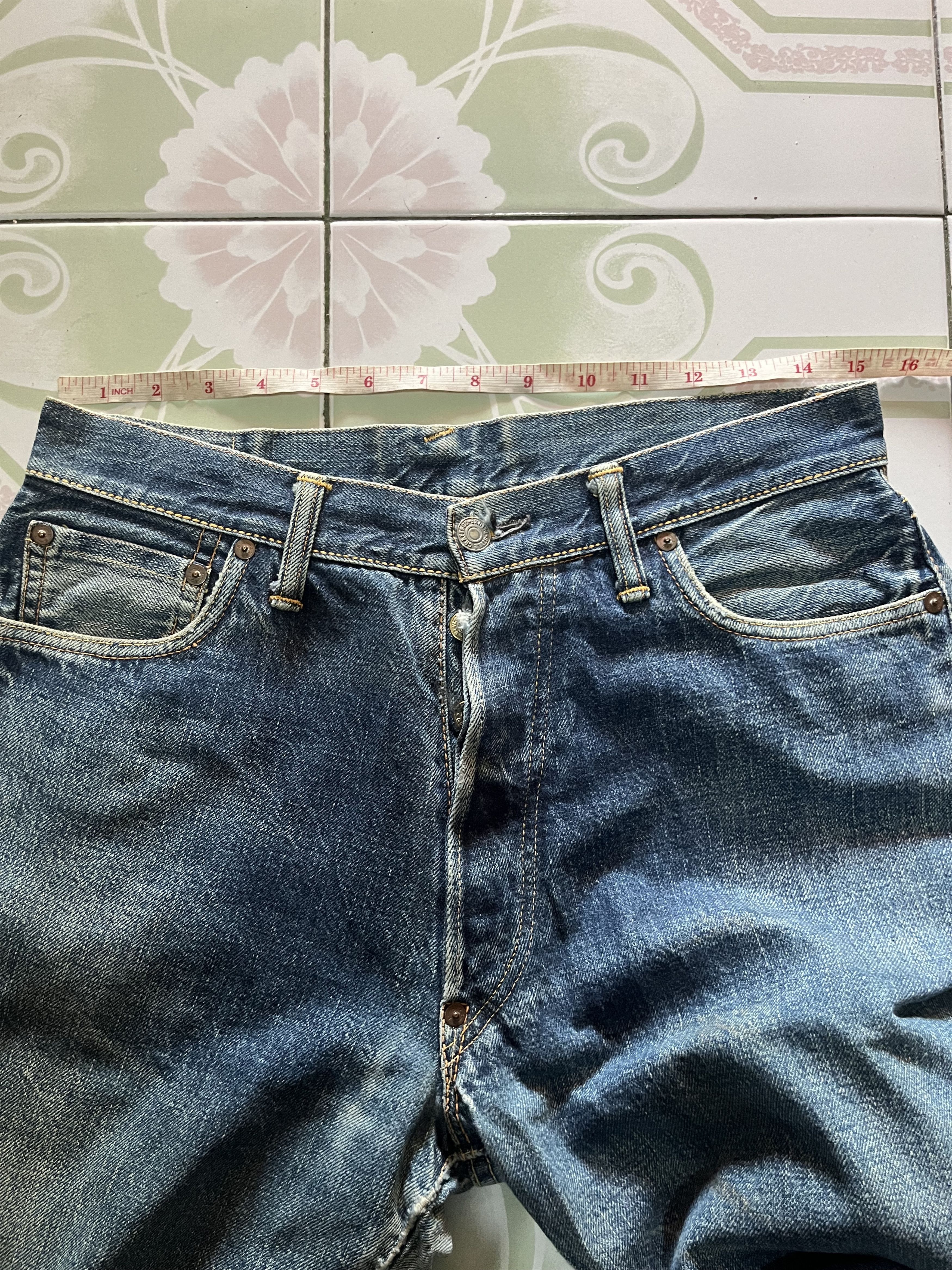 Evisu Vintage Evis Distressed Japanese Designer Fashion Style Size US 31 - 18 Thumbnail