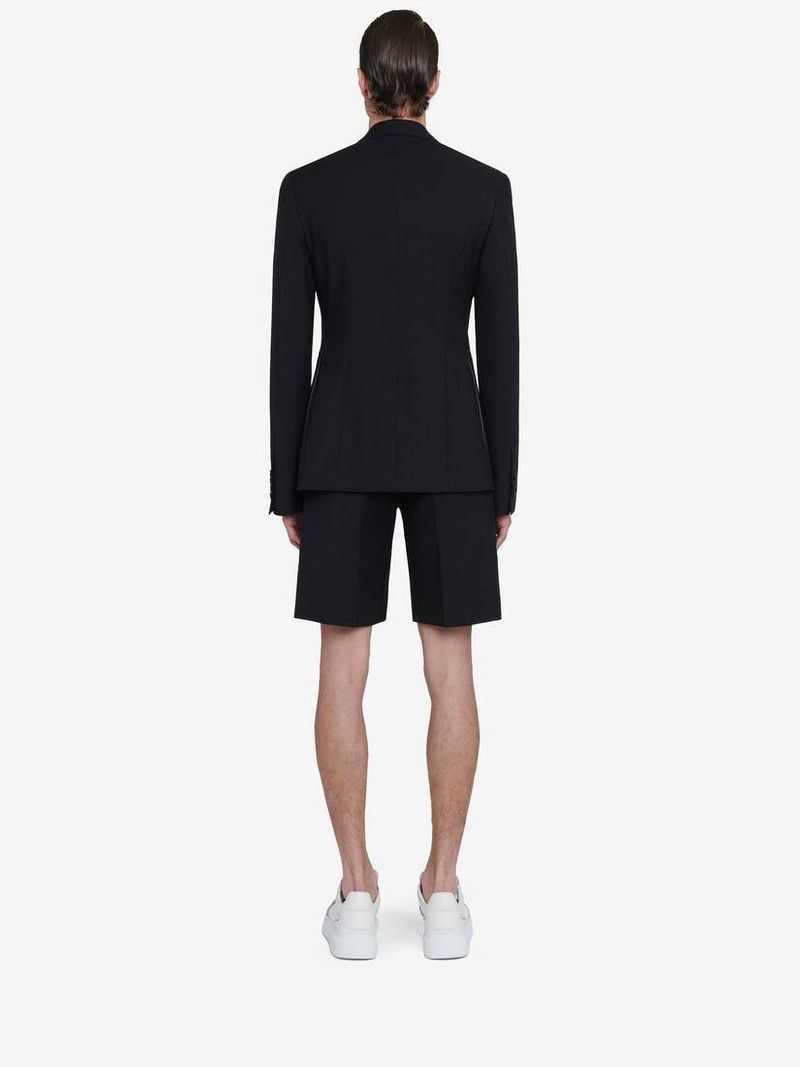Alexander McQueen o1srvl11e0226 Contrast Stitch Single-Breasted Jacket Black Size US M / EU 48-50 / 2 - 5 Thumbnail