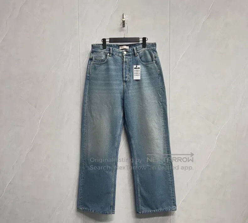 Valentino Valentino Washed leather logo jeans Size 31" - 1 Thumbnail