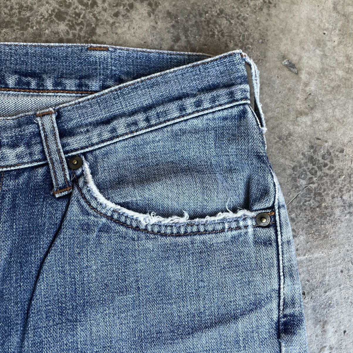 Wrangler 🔥Vintage Wrangler W0344 Washed Ripped Distress Denim Jeans Size US 33 - 12 Thumbnail