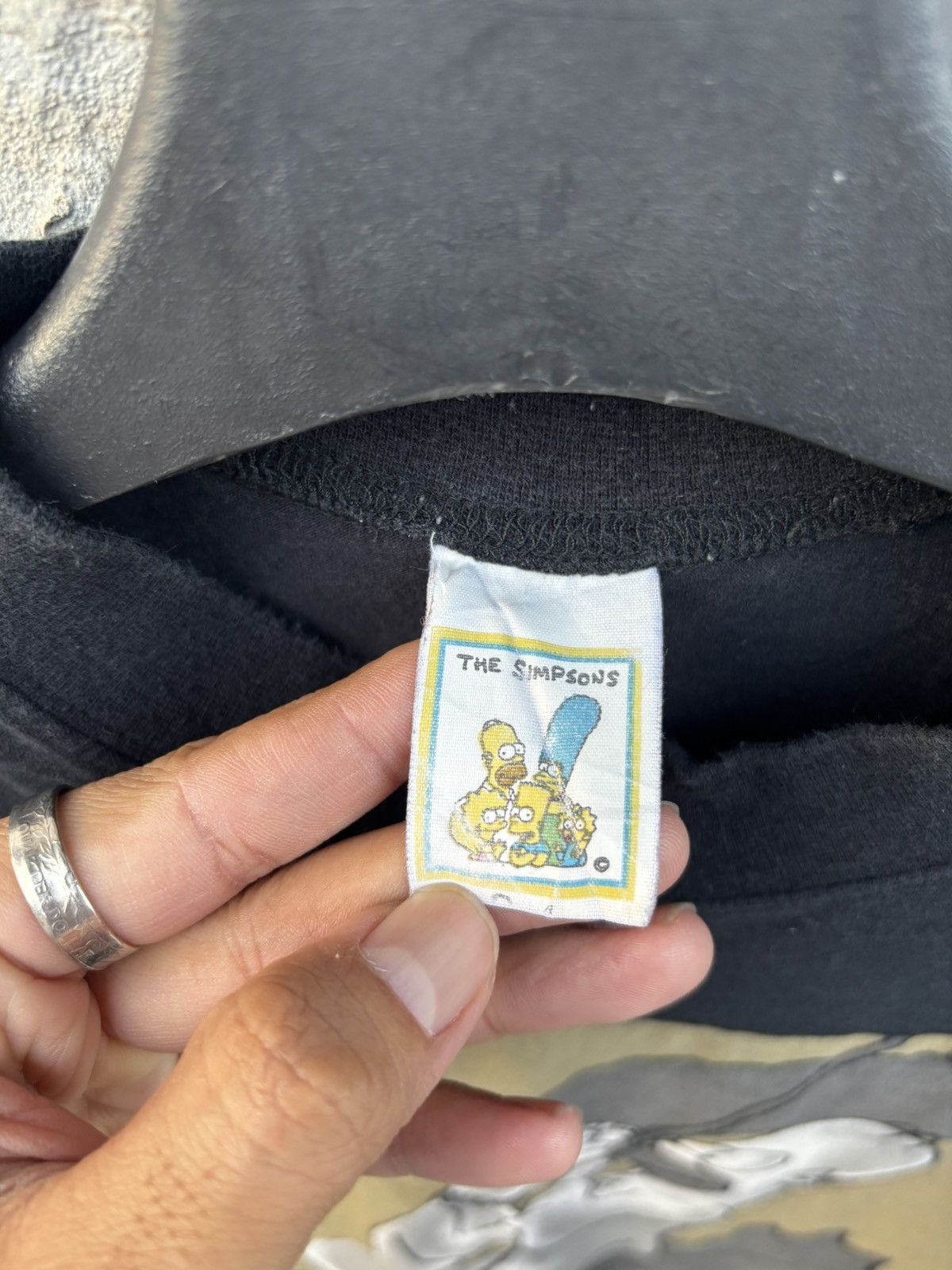 Vintage Vtg 1998 The Simpsons "ETERNUDIE" Homer & Marge Size US L / EU 52-54 / 3 - 5 Thumbnail