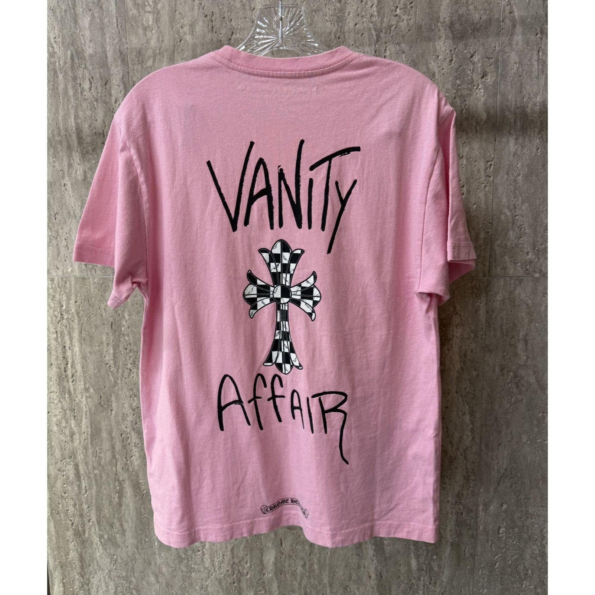 Chrome Hearts Chrome Hearts Pink Graphic T-Shirt W/ Pocket "Vanity Affair" Size S / US 4 / IT 40 - 2 Thumbnail