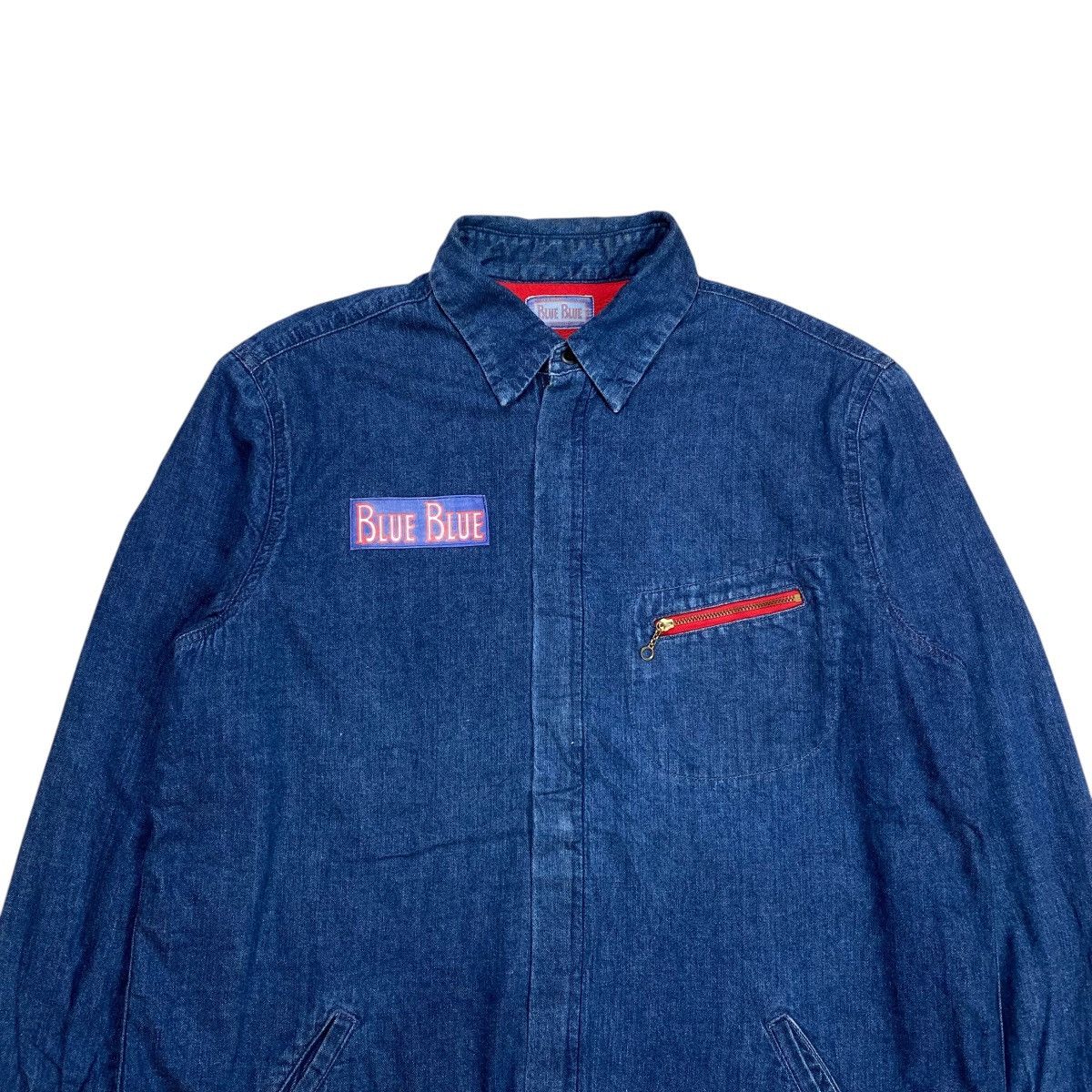 Blue Blue Japan Blue Blue Japan Logo Patch Denim Work Jacket Size US L / EU 52-54 / 3 - 6 Thumbnail