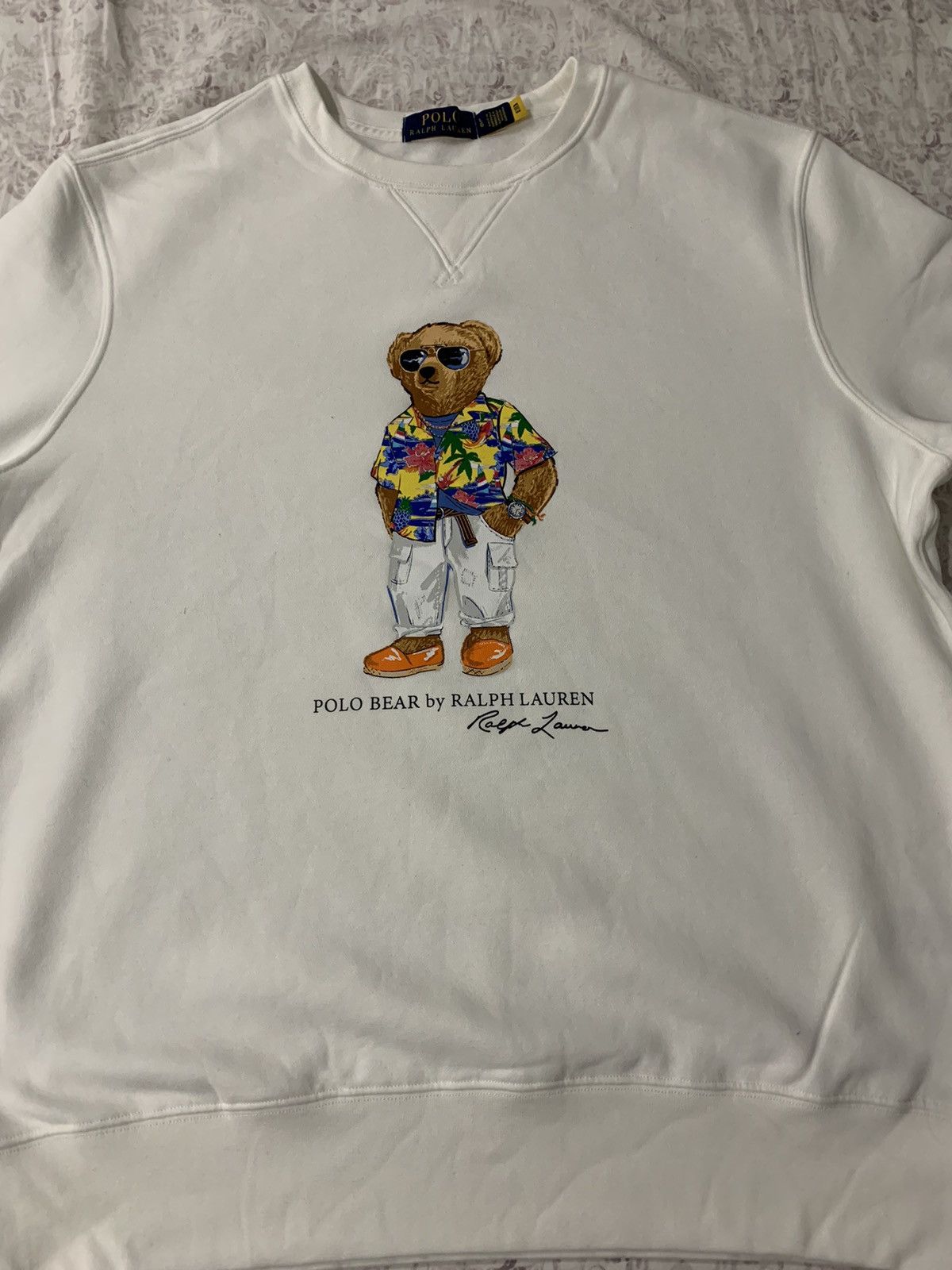 Polo Ralph Lauren Polo Ralph Lauren Teddy Bear Crewneck Size US L / EU 52-54 / 3 - 1 Thumbnail