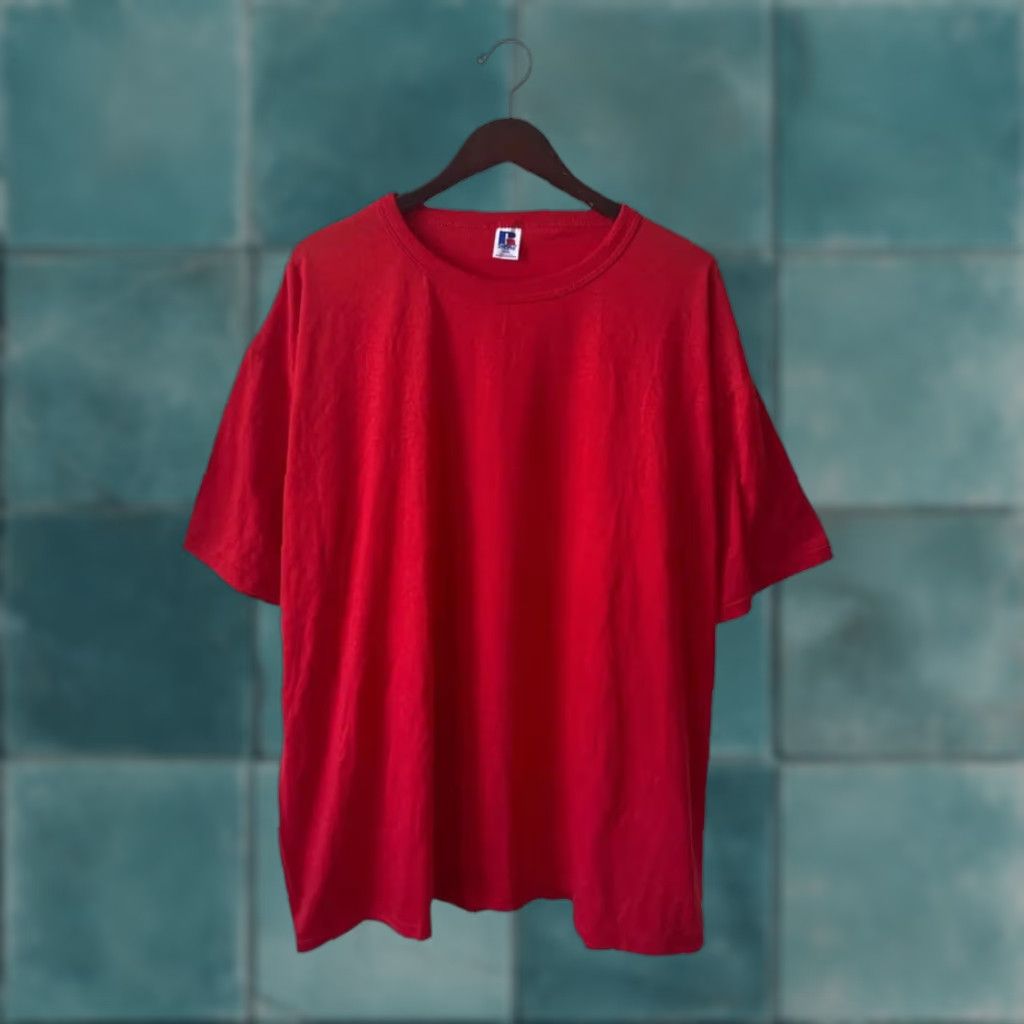 Russell Athletic VINTAGE Russell Athletic T-Shirt Mens 3XL Red 90s Deadstock NWOT Made in USA Size US XXL / EU 58 / 5 - 1 Thumbnail
