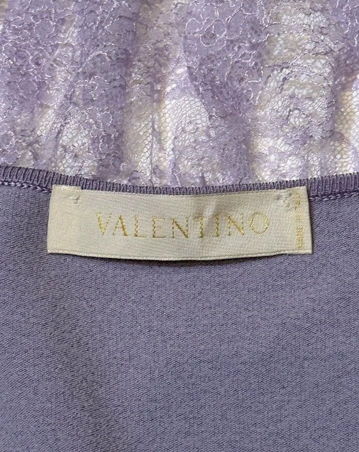 Valentino Valentino Purple lace collar knit top Size M / US 6-8 / IT 42-44 - 3 Thumbnail