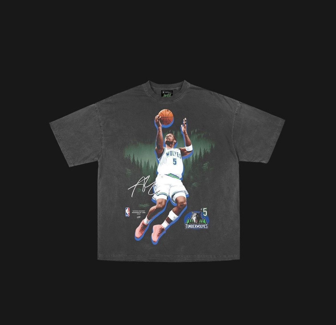 JAEE Anthony Edwards Jaee Editz T shirt Size US S / EU 44-46 / 1 - 1 Preview