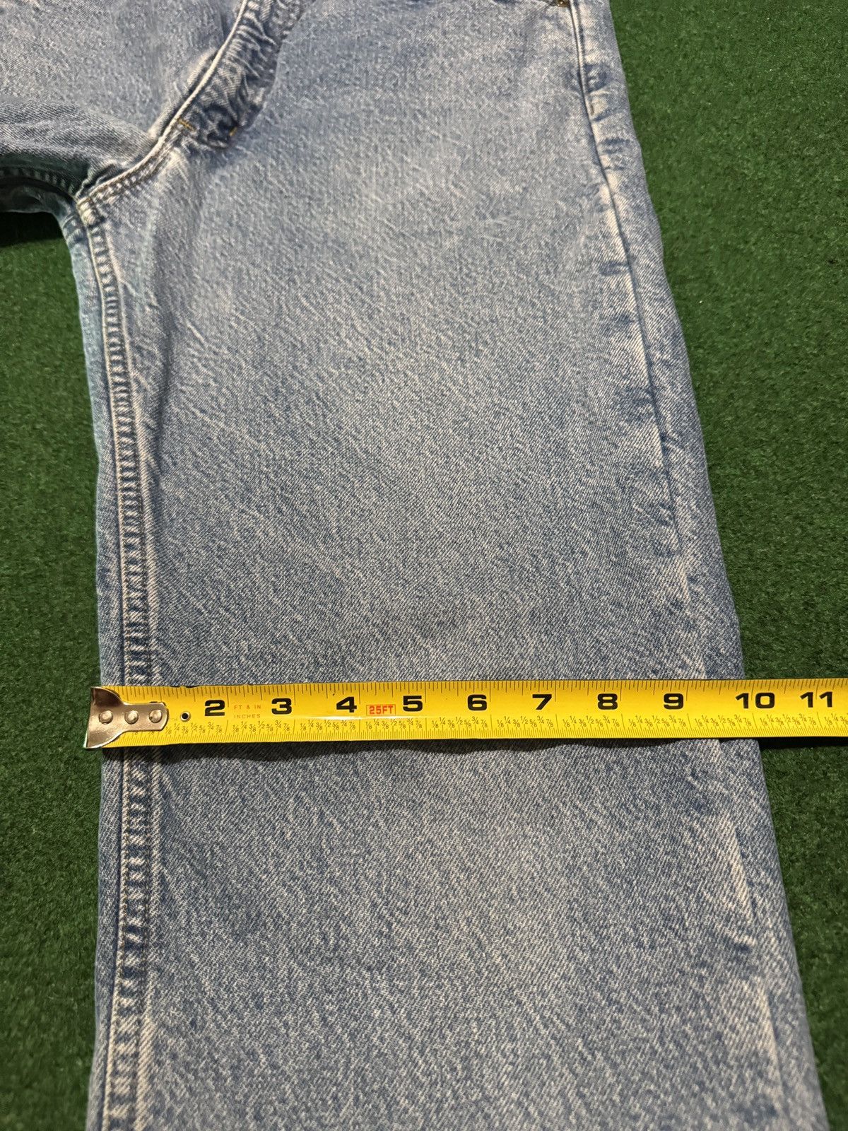 Carhartt Vintage 90s Carhartt Flannel Lined 34x33 Outdoor Work Jeans Size 34" / US 12 / IT 48 - 9 Thumbnail