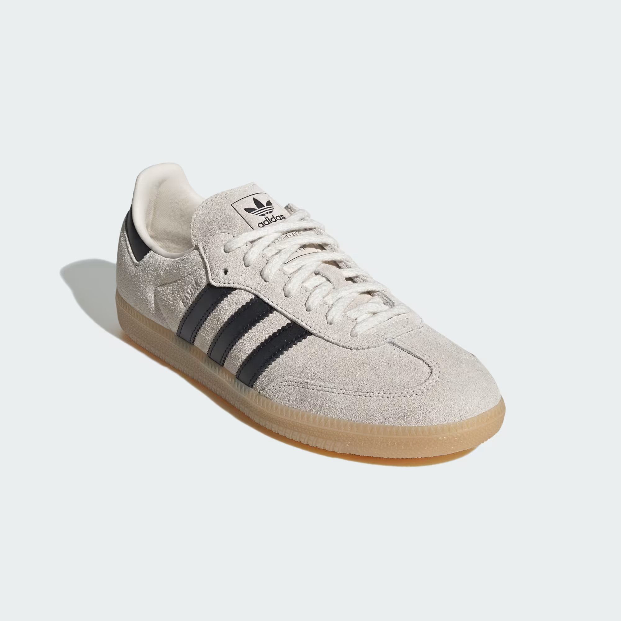 Adidas o1mle0426 Unisex Samba Low-Top Sneakers in Chalk White/Black Size US 7 / EU 40 - 4 Thumbnail