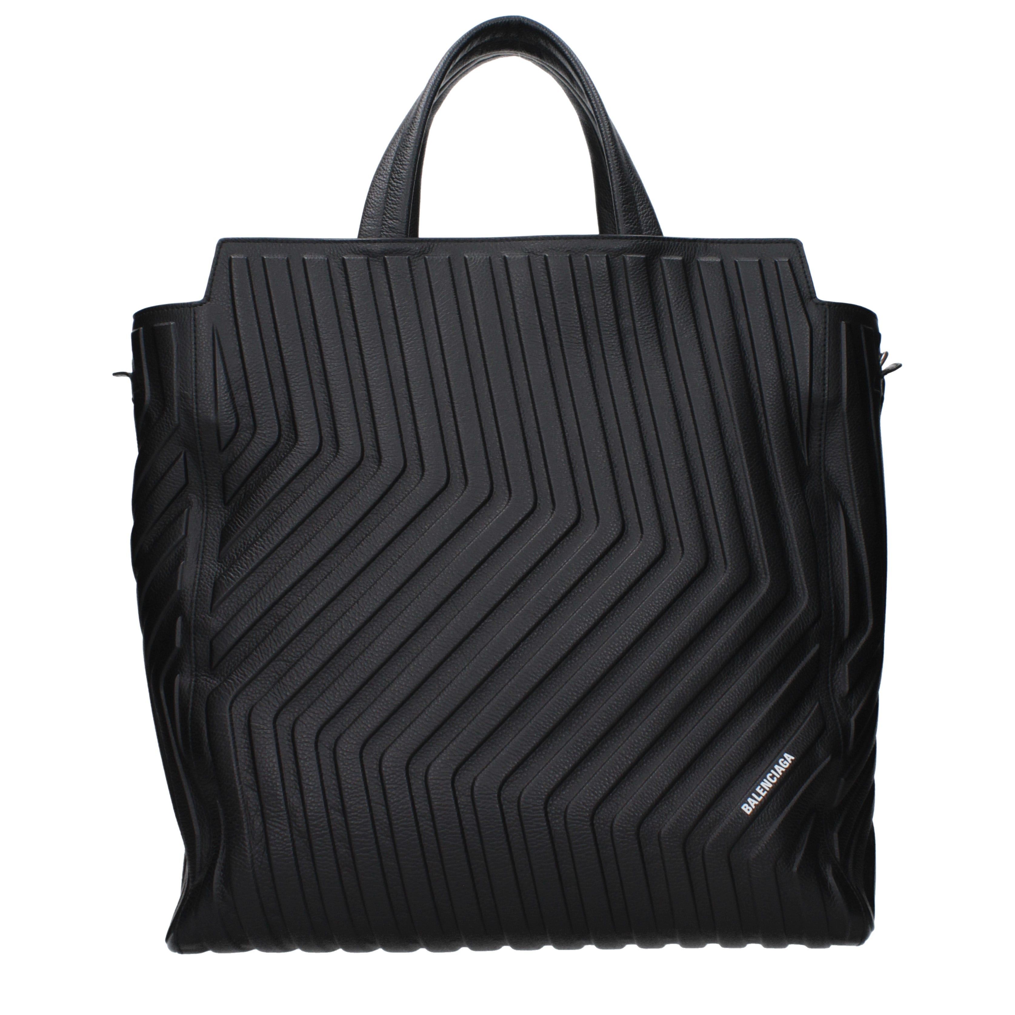 Balenciaga Balenciaga Handbags Women Leather Black Size ONE SIZE - 1 Thumbnail