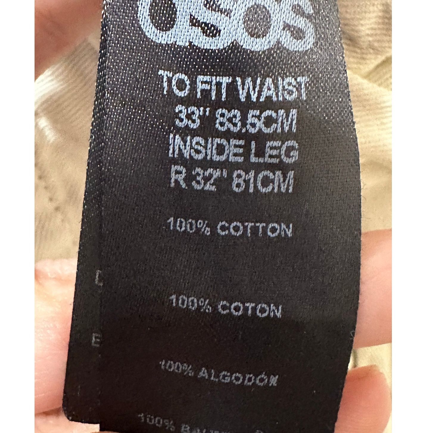 Asos Asos heathered blue to fit waist casual pants size 33 Size US 33 - 4 Thumbnail