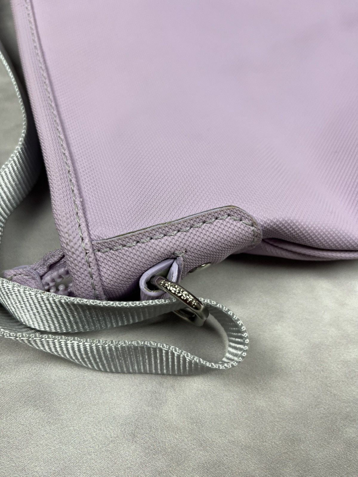 Lacoste Lacoste IUNU FLAT Lilac/Lavender Flat Crossbody Shoulder Bag Size ONE SIZE - 7 Thumbnail