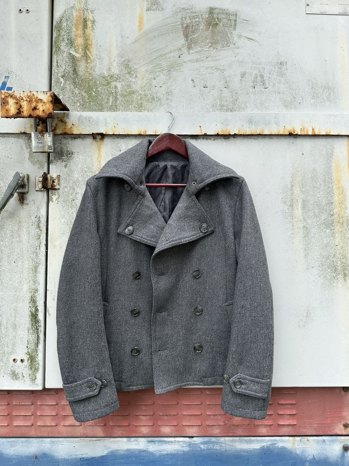 Tornado Mart 👹Tornado Mart Japan Double Breasted Wool Jacket (Woman) Size US S / EU 44-46 / 1 - 1 Thumbnail